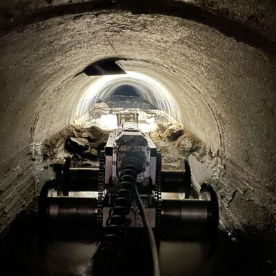 Höchstdruckwasserstrahlroboter Bruno (DN 800)